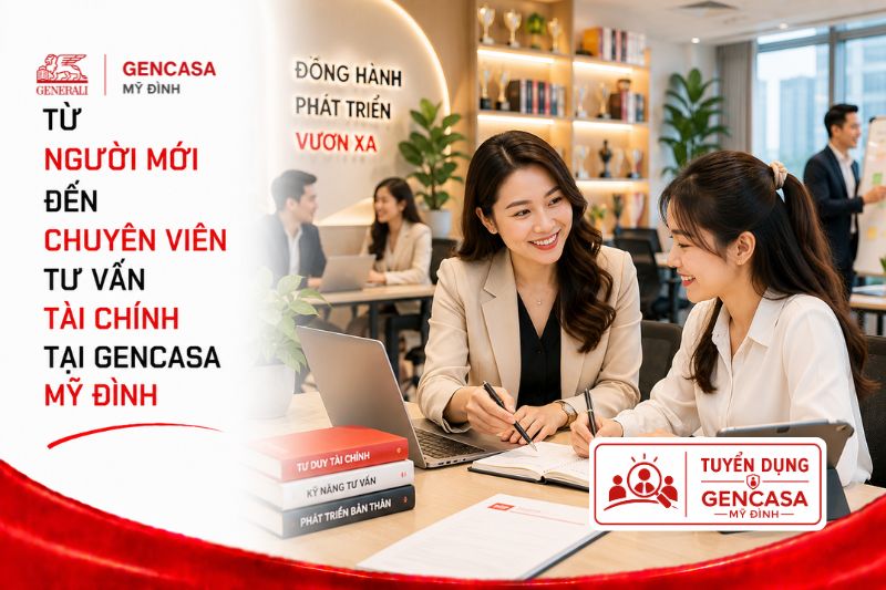 Từ người mới đến chuyên viên tư vấn tài chính tại gencasa