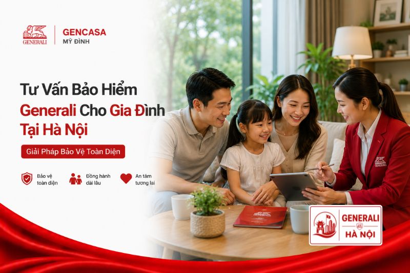 Tư vấn bảo hiểm generali cho gia đình tại Hà Nội.