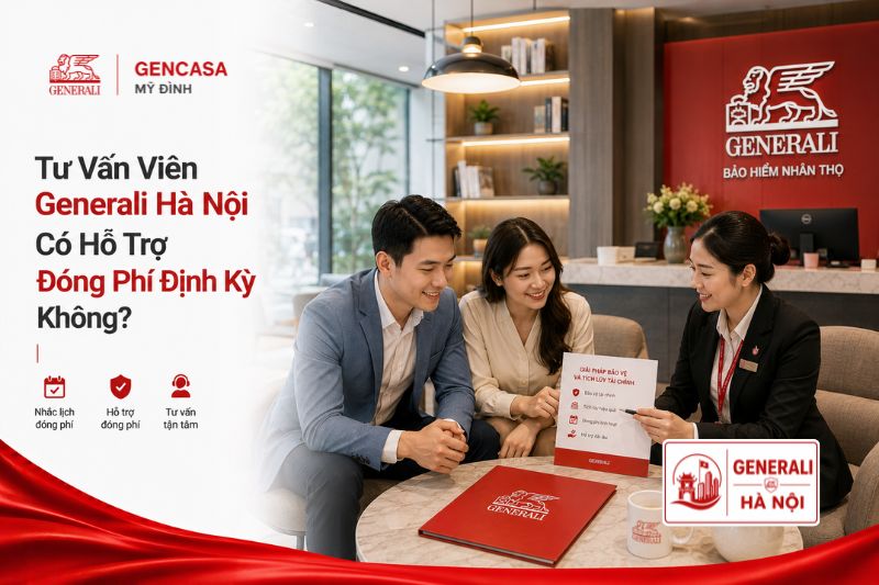 Tư vấn viên generali Hà Nội có hỗ trợ đóng phí định kỳ không.