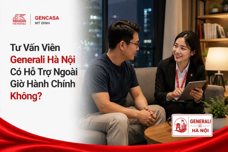 Tư vấn viên Generali Hà Nội có hỗ trợ ngoài giờ hành chính không.