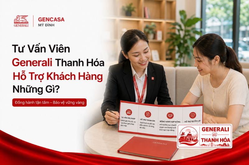 Tư vấn viên Generali Thanh Hóa hỗ trợ khách hàng những gì.