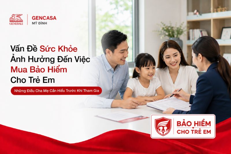Vấn đề sức khỏe ảnh hưởng đến việc mua bảo hiểm cho trẻ em