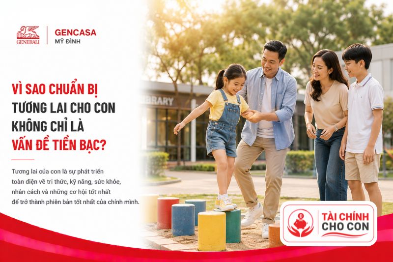 Vì sao chuẩn bị tương lai cho con không chỉ là vấn đề tiền bạc