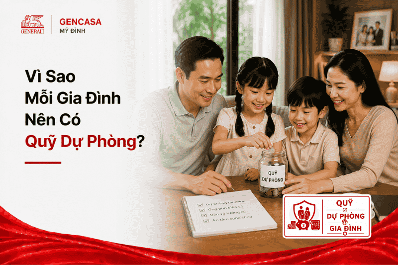 Vì sao mỗi gia đình nên có quỹ dự phòng