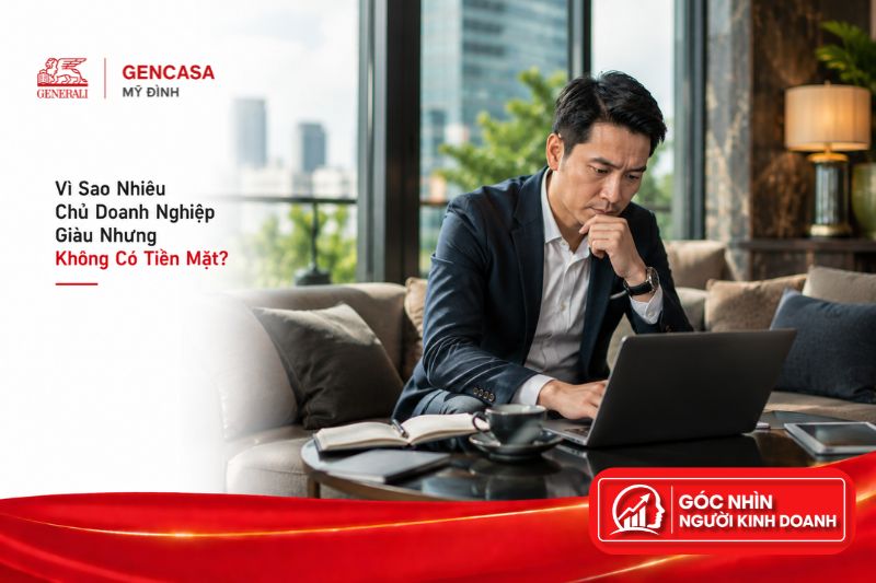 Vì sao nhiều chú doanh nghiệp giàu nhưng không có tiền mặt