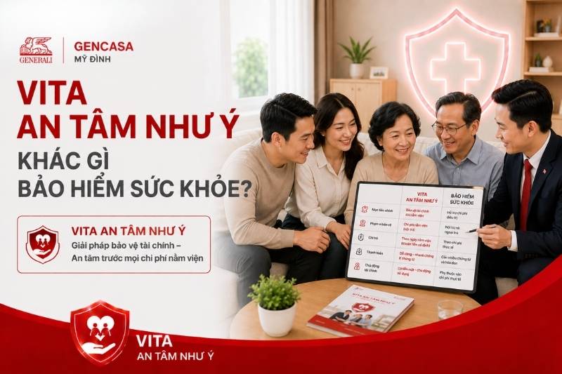 Vita an tâm như ý khác gì bảo hiểm sức khỏe