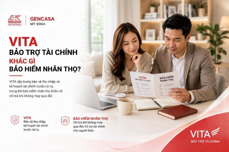 Vita bảo trợ tài chính khác gì bảo hiểm nhân thọ