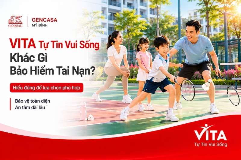 Vita tự tin vui sống khác gì bảo hiểm tai nạn