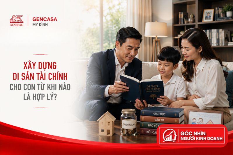 Xây dựng di sản tài chính cho con từ khi nào là hợp lý